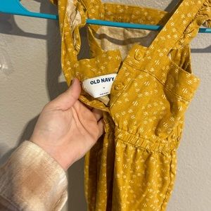 OLD NAVY Girls Romper (yellow) 3T